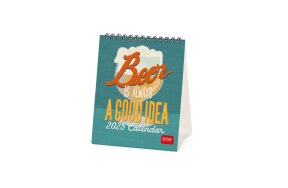 LEGAMI DESK CALENDARS - 2025 DESK CALENDAR - BEER - 12x14,5 CAL250164